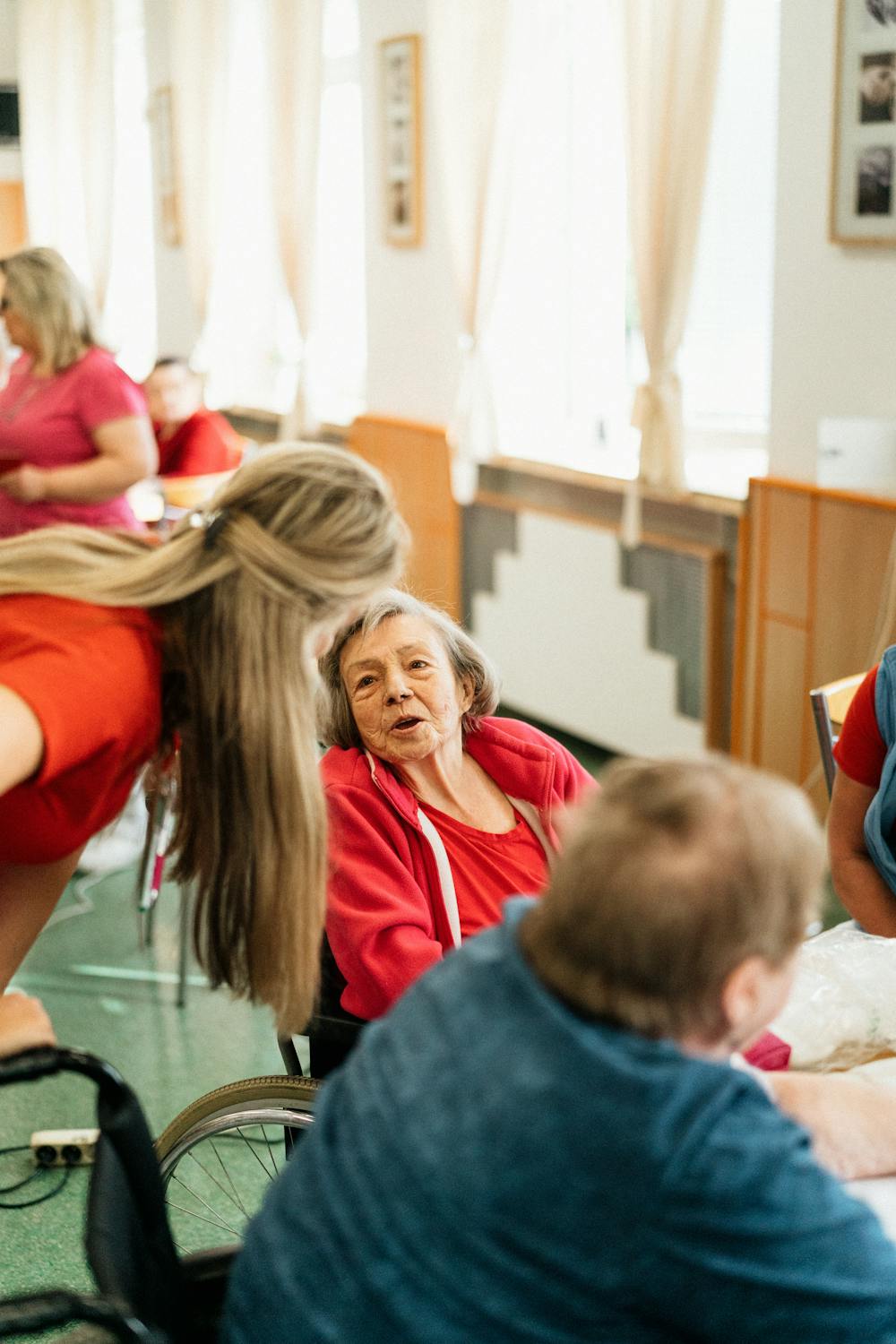 Personne accompagnée en maison de repos